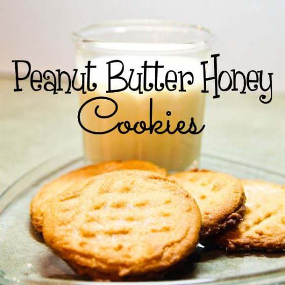 Peanut Butter Honey Cookies