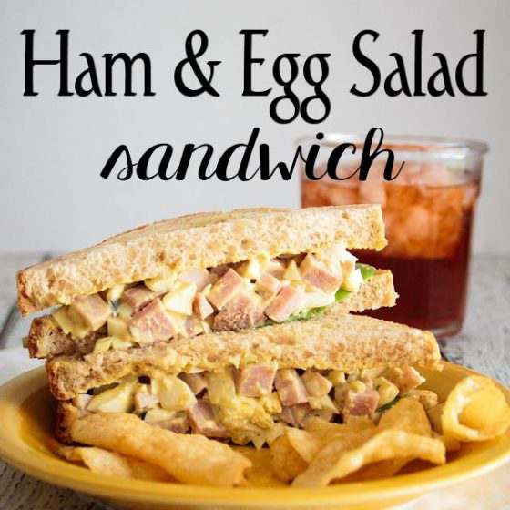 Ham & Egg Salad Sandwich