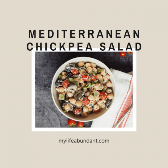 Mediterranean Chickpea Salad