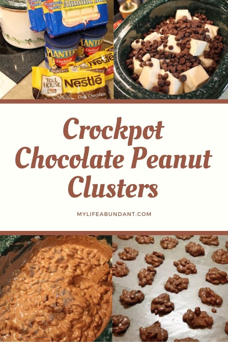 Crockpot Chocolate Peanut Clusters - My Life Abundant