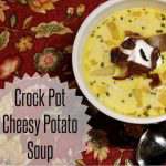 Easy potato soup recipe made even easier by cooking in the slow cooker. So yummy, creamy and topped with bacon on a winters day.