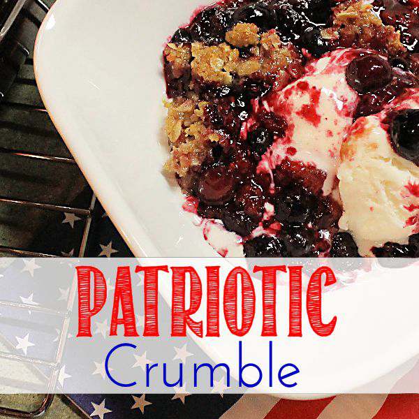 An easy recipe for summertime berries with the colors perfect for and patriotic setting.