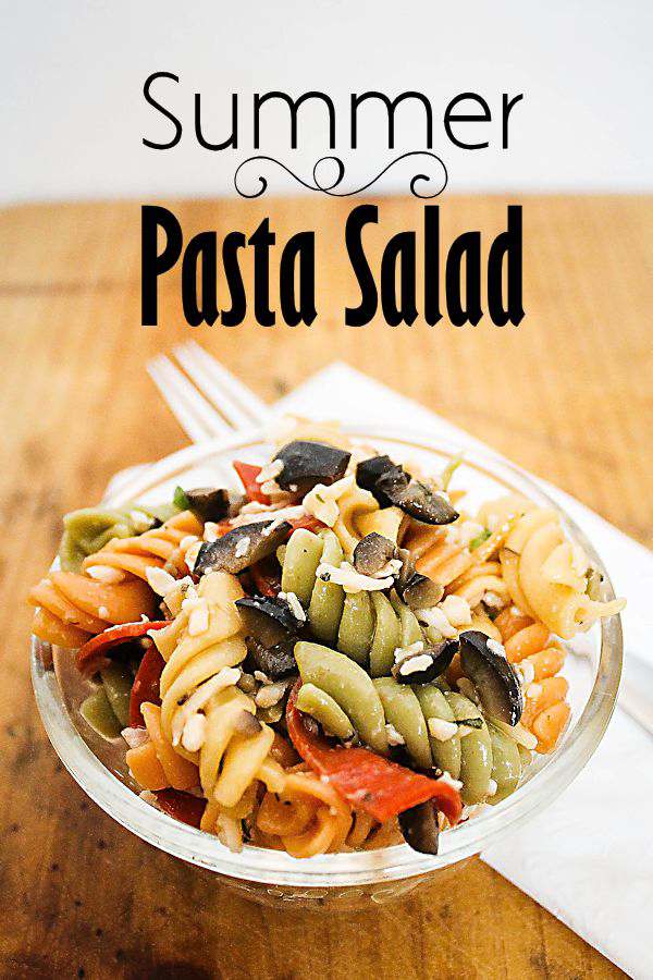 Tri-Color Summer Pasta Salad