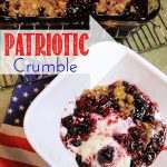 An easy recipe for summertime berries with the colors perfect for and patriotic setting.