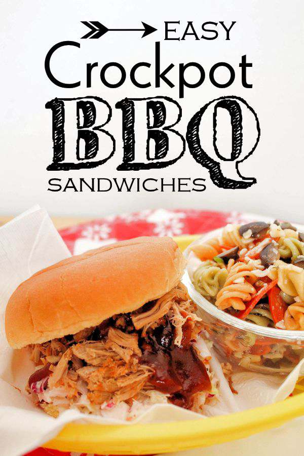 Easy Crockpot BBQ Sandwiches