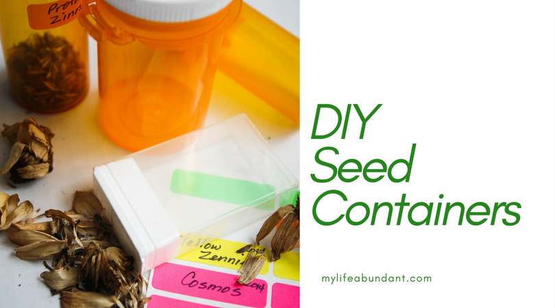 Seed Containers From Prescription Bottles