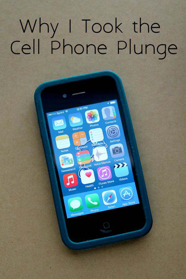 Why I Took the Cell Phone Plunge