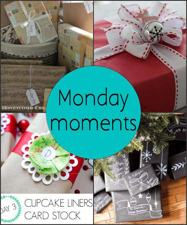 Monday Moments with Wrapping Gifts