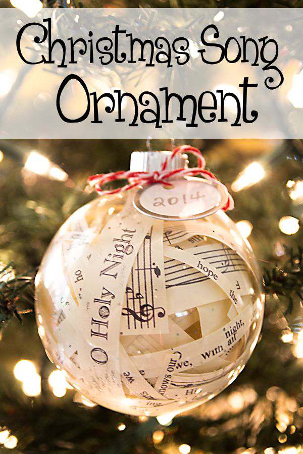 christmas music ornaments