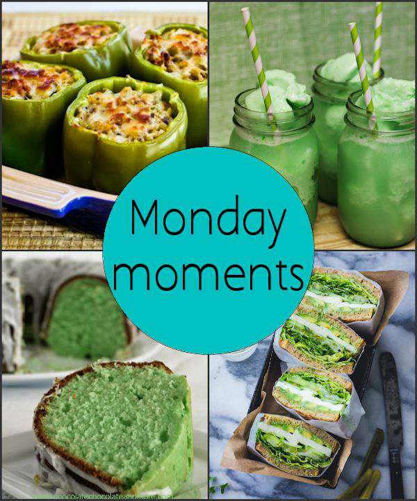 Monday Moments with Green Food for St. Patricks