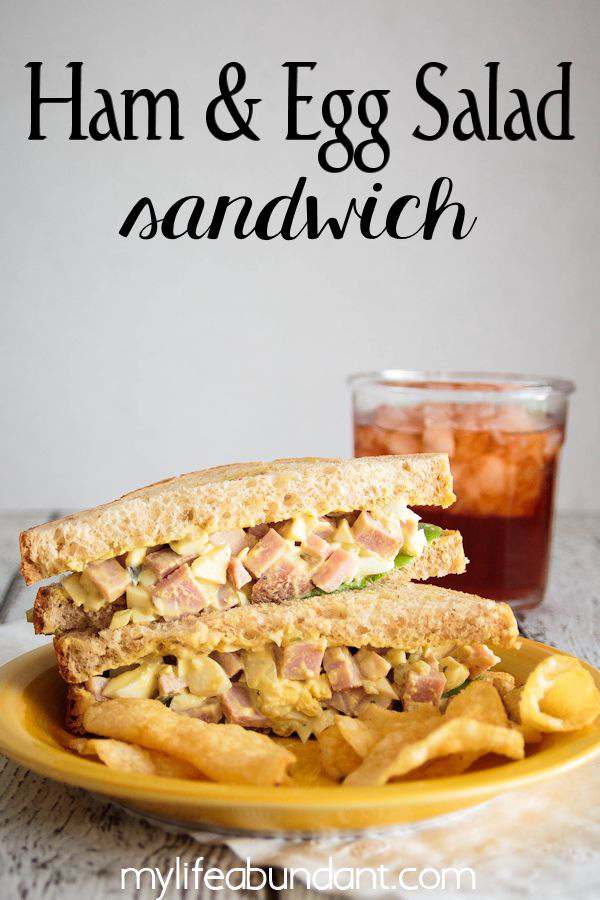 Ham & Egg Salad Sandwich