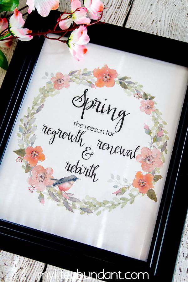 The Reason for Spring {Printable}