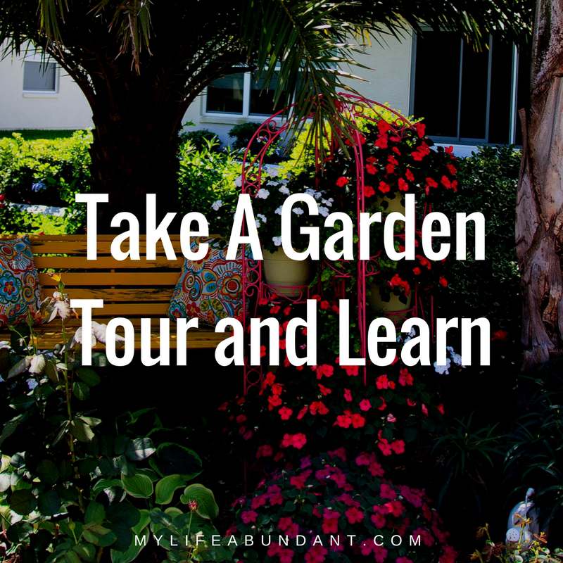 Want to learn about what grows in your area, take a local garden tour to see all the different plants, veggies and flowers that do well.