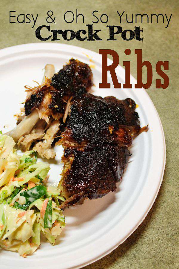 Easy & Oh So Yummy Crock Pot Ribs