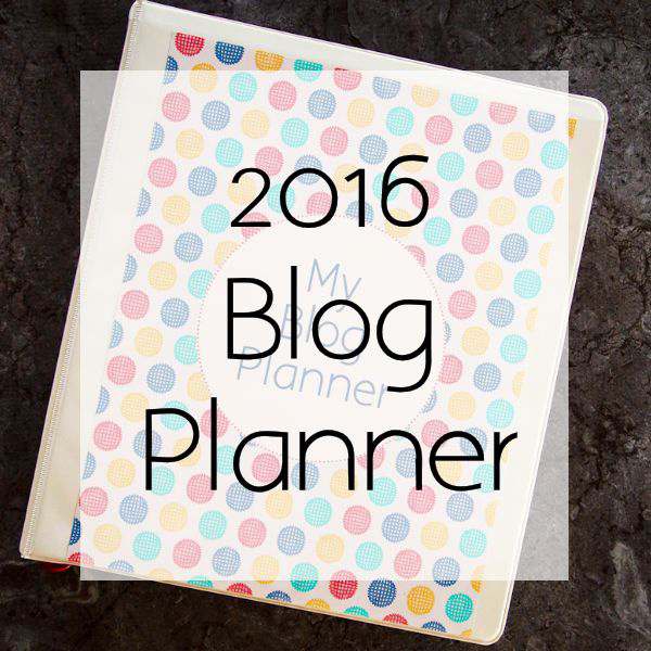 2016 Blog Planner Free Printable + Christmas Bonus