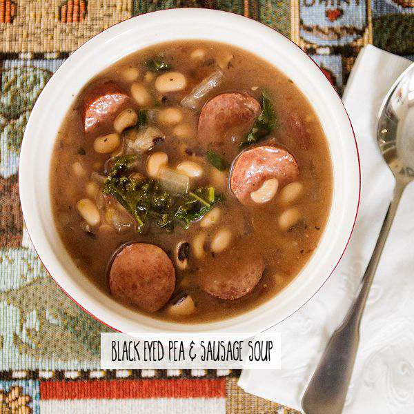 Black Eyed Pea & Sausage Soup