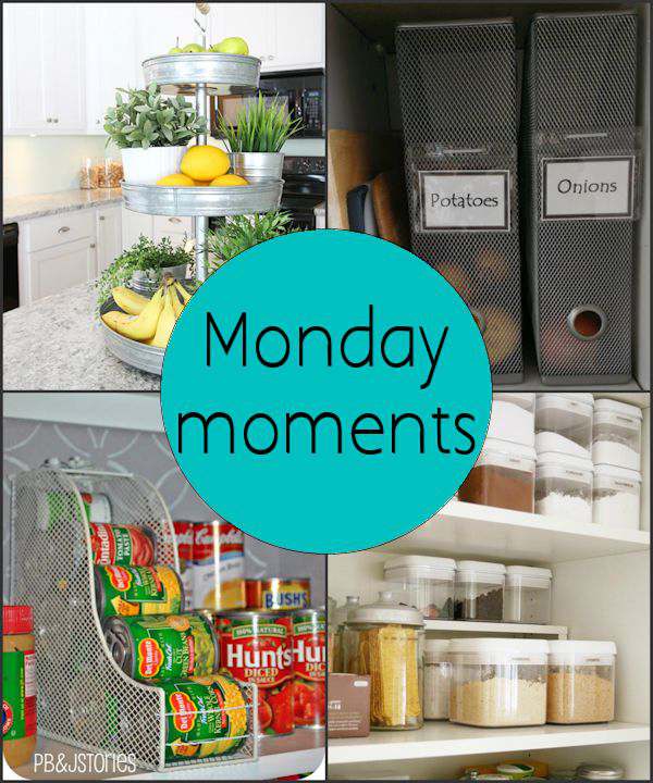 Monday Moments with Kitchen Organization