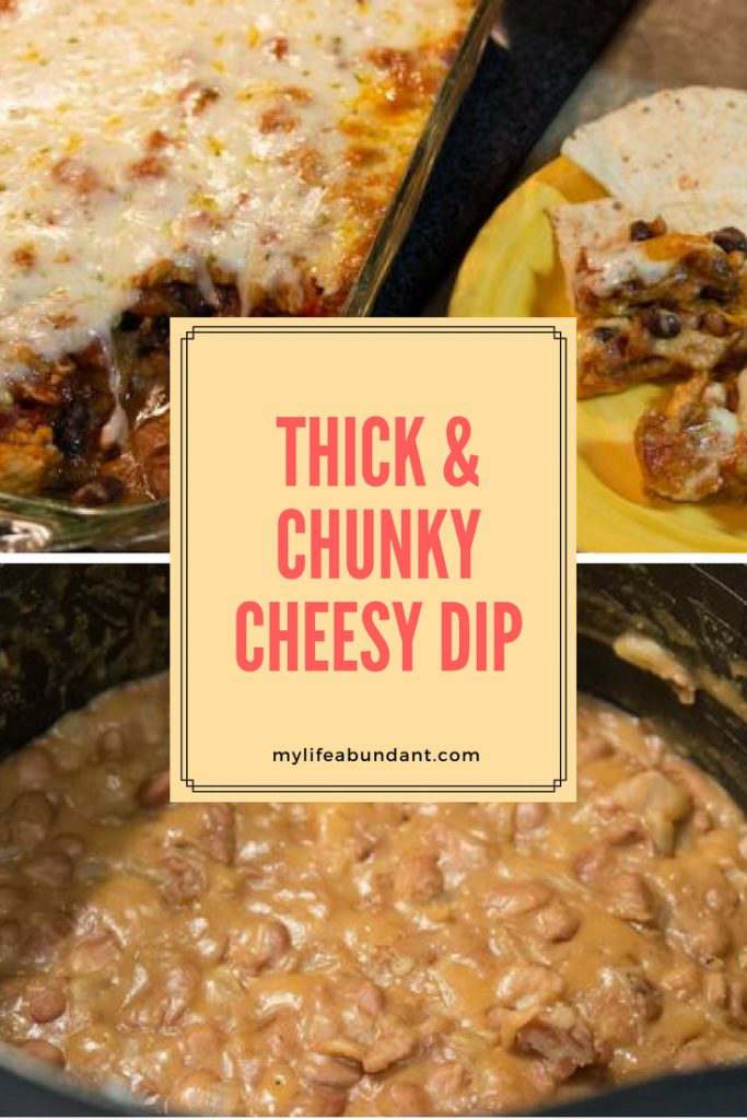 Looking for a hearty dip? Try Thick & Chunky Cheesy Dip. Easy to make and such a crowd pleaser for your next sports party, tailgate party or family gathering.