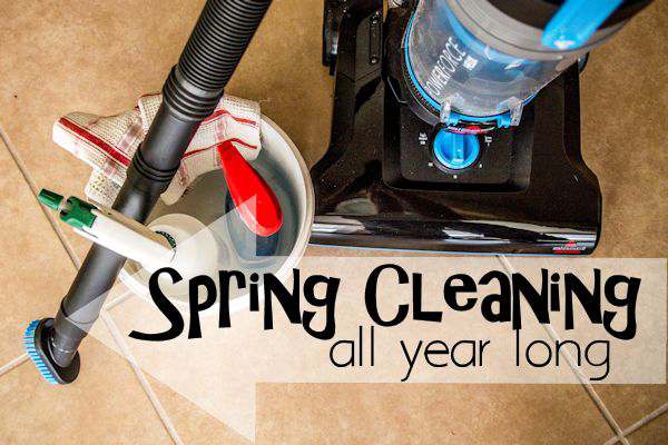 Spring Cleaning All Year Long + {BISSELL PowerForce Helix Giveaway}