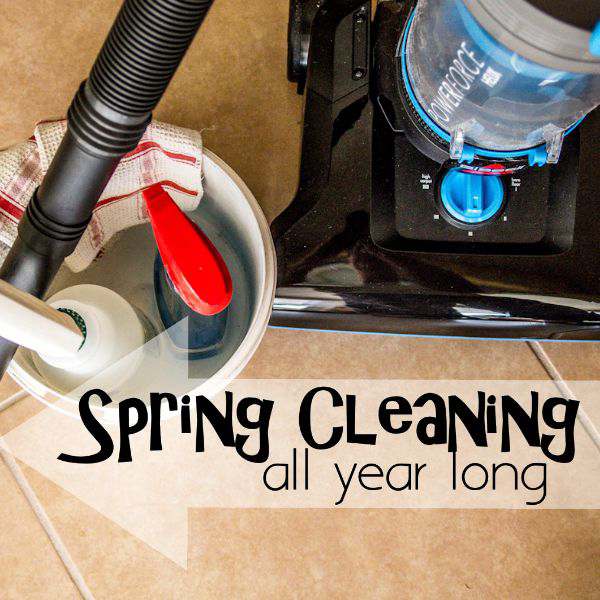 Spring Cleaning All Year Long + {BISSELL PowerForce Helix Giveaway}