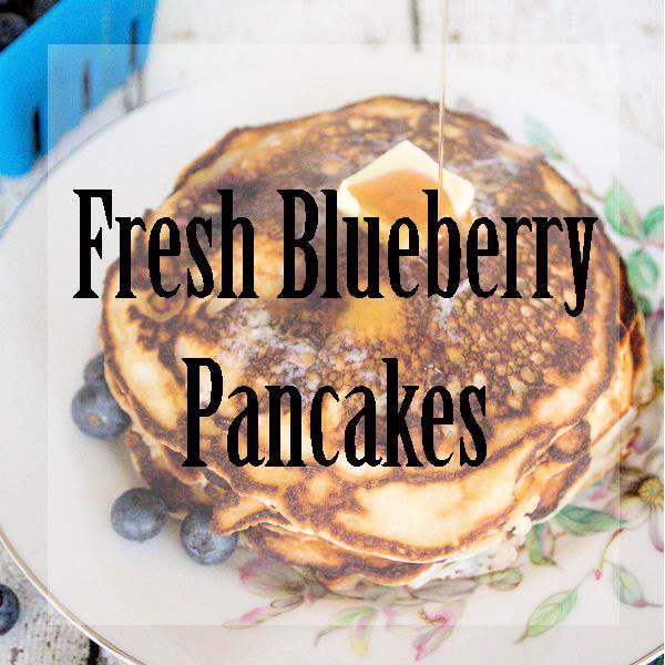 Fresh Blueberry Pancakes for breakfast are the best. I love having so many great veggies and fruits Fresh From Florida