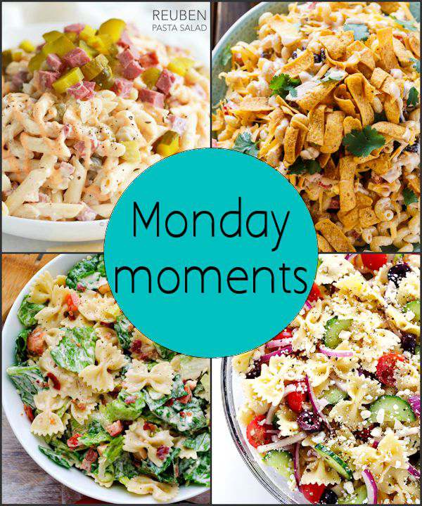 Monday Moments with Cool Pasta Salads