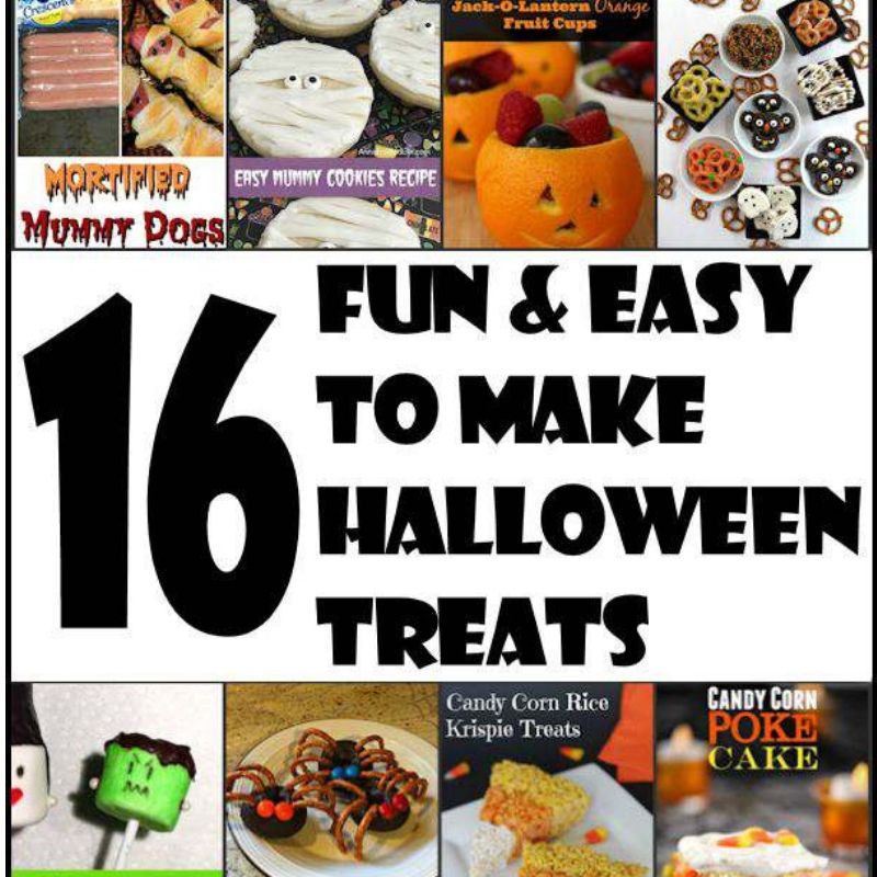 Making homemade Halloween treats never got easier with these great recipes. Perfect for Halloween parties and gatherings