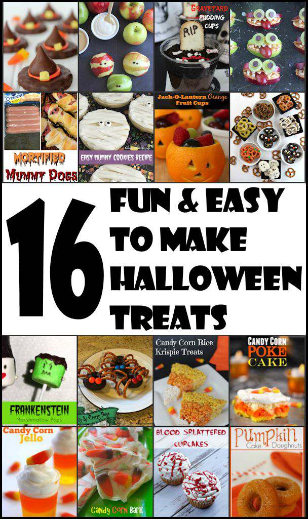 16 Fun and Easy to Make Halloween Treats