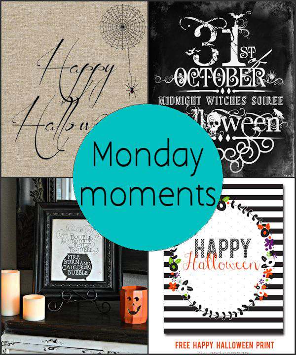 Monday Moments with Fun Halloween Printables