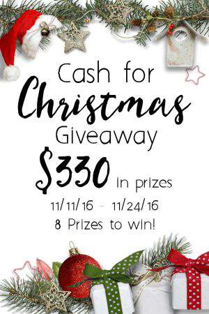 $330 Cash for Christmas Giveaway