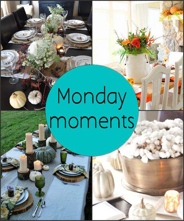 Monday Moments with Beautiful Thanksgiving Tables