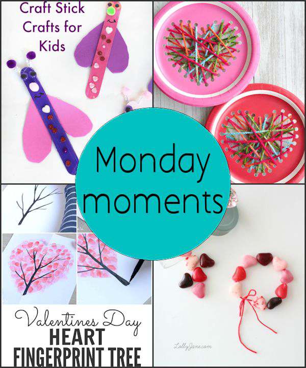 Monday Moments with Valentine Crafts for Kids