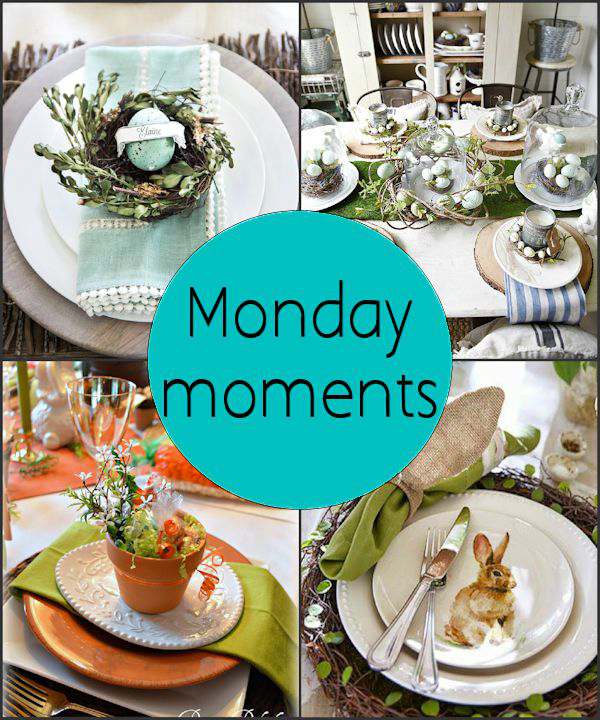 Monday Moments with Easter Tablescapes