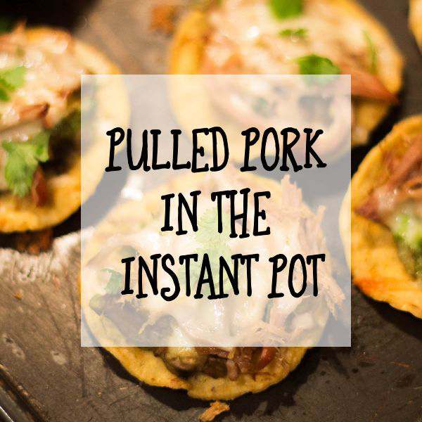 Pulled Pork Using the Instant Pot