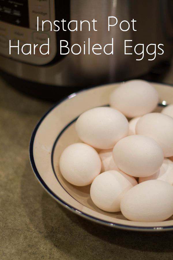 Never boil eggs again. Learn how to use the Instant Pot and have the perfect hard boiled eggs in 6 minutes.