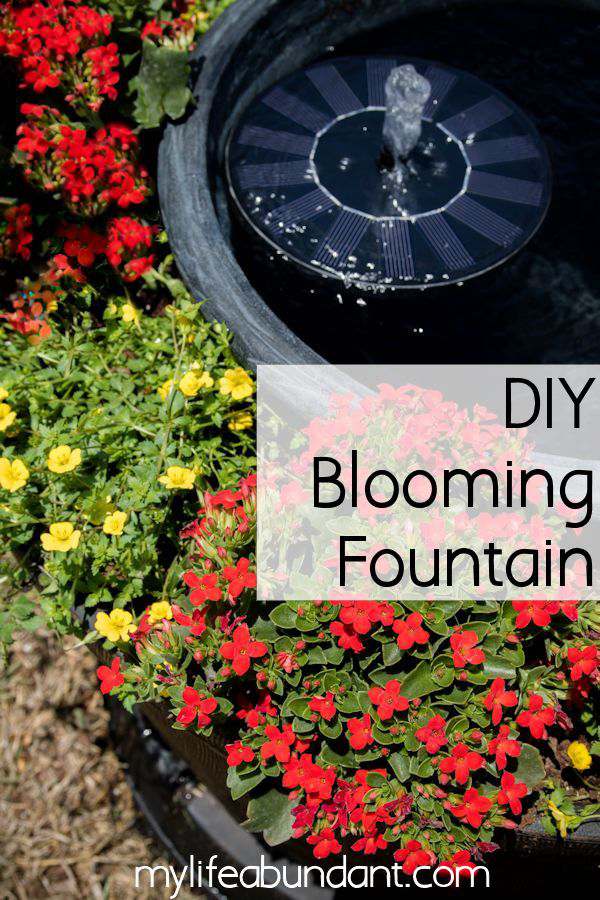 DIY Blooming Fountain