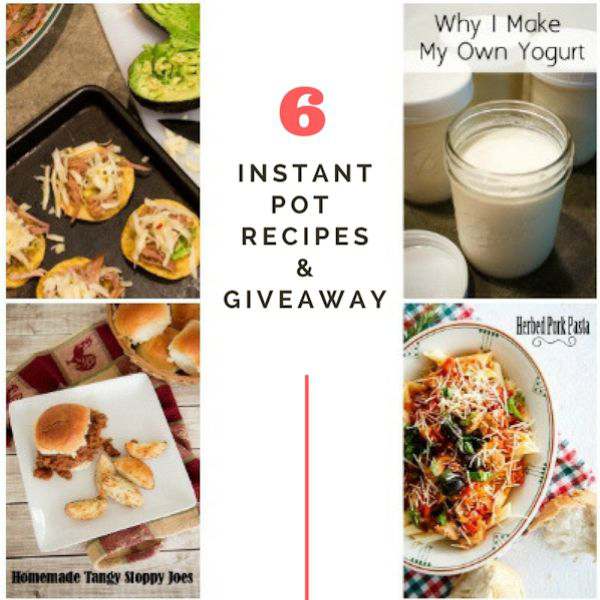 Instant Pot Recipes & Giveaway