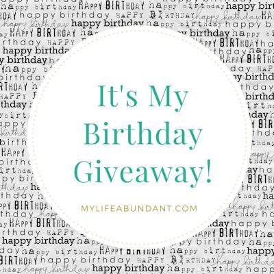 It's My Birthday Giveaway!