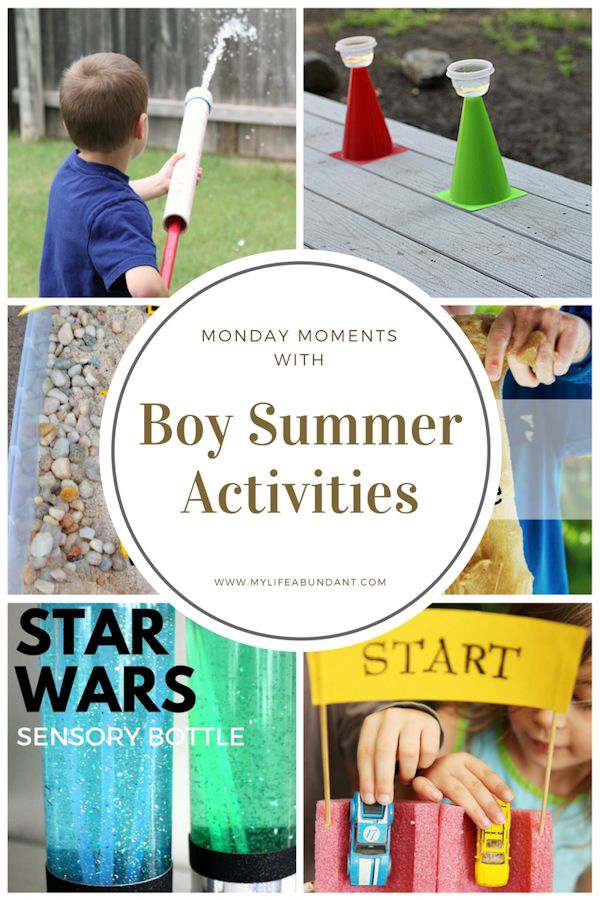 Monday Moments for Boy Summer Activities