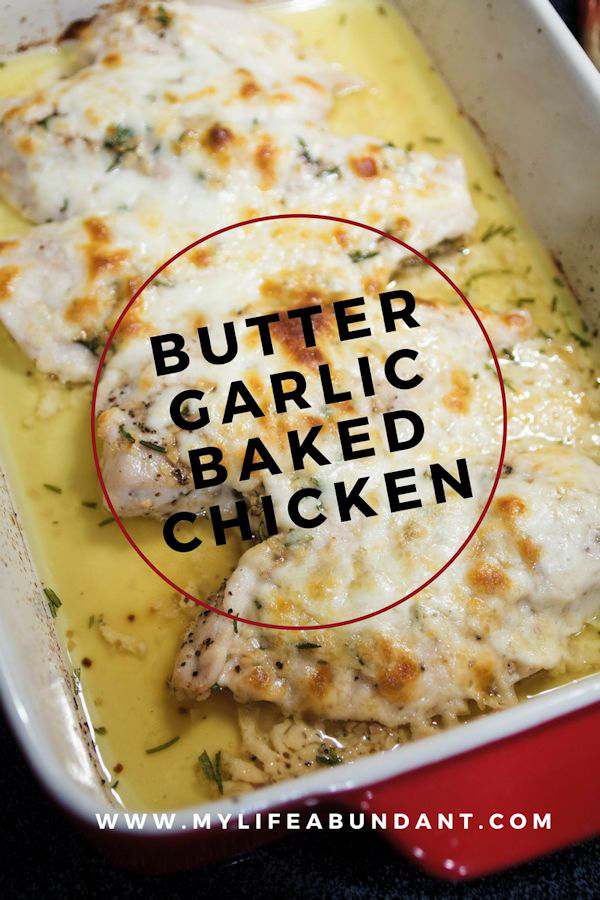 Garlic baked outlet chicken breast