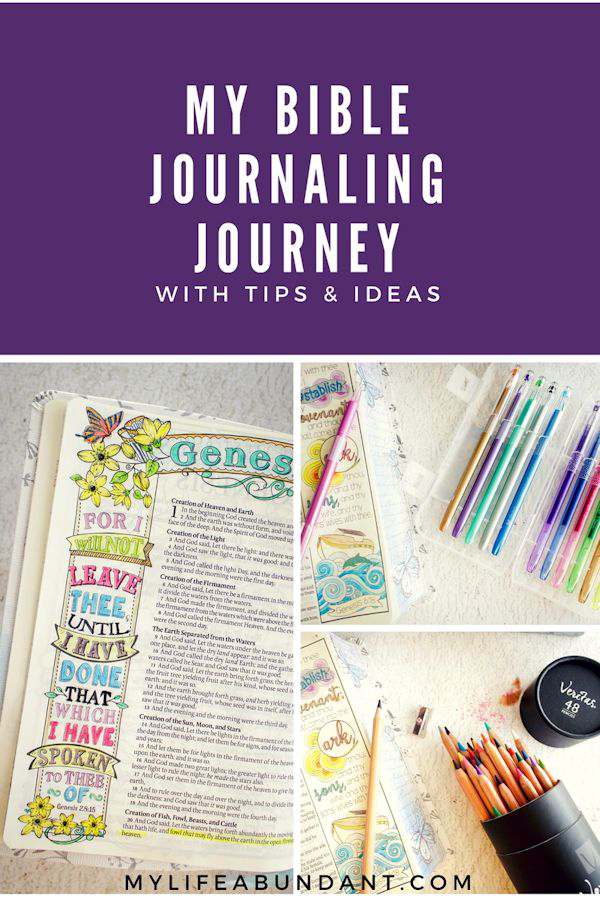 Bible Journaling with Veritas Coloring Pencils - Review and Photos