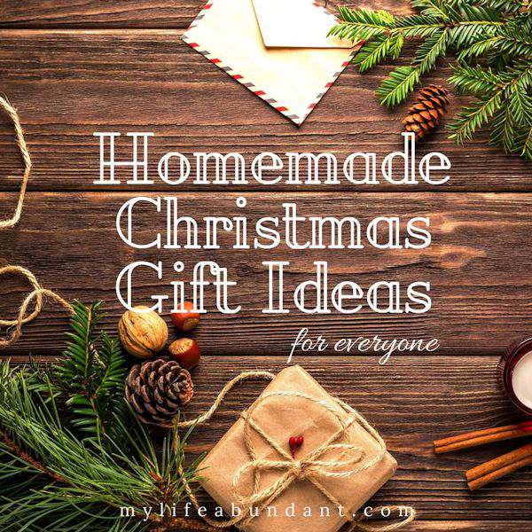 Having a hard time trying to figure out what to give someone on your list this year? How about making something homemade.