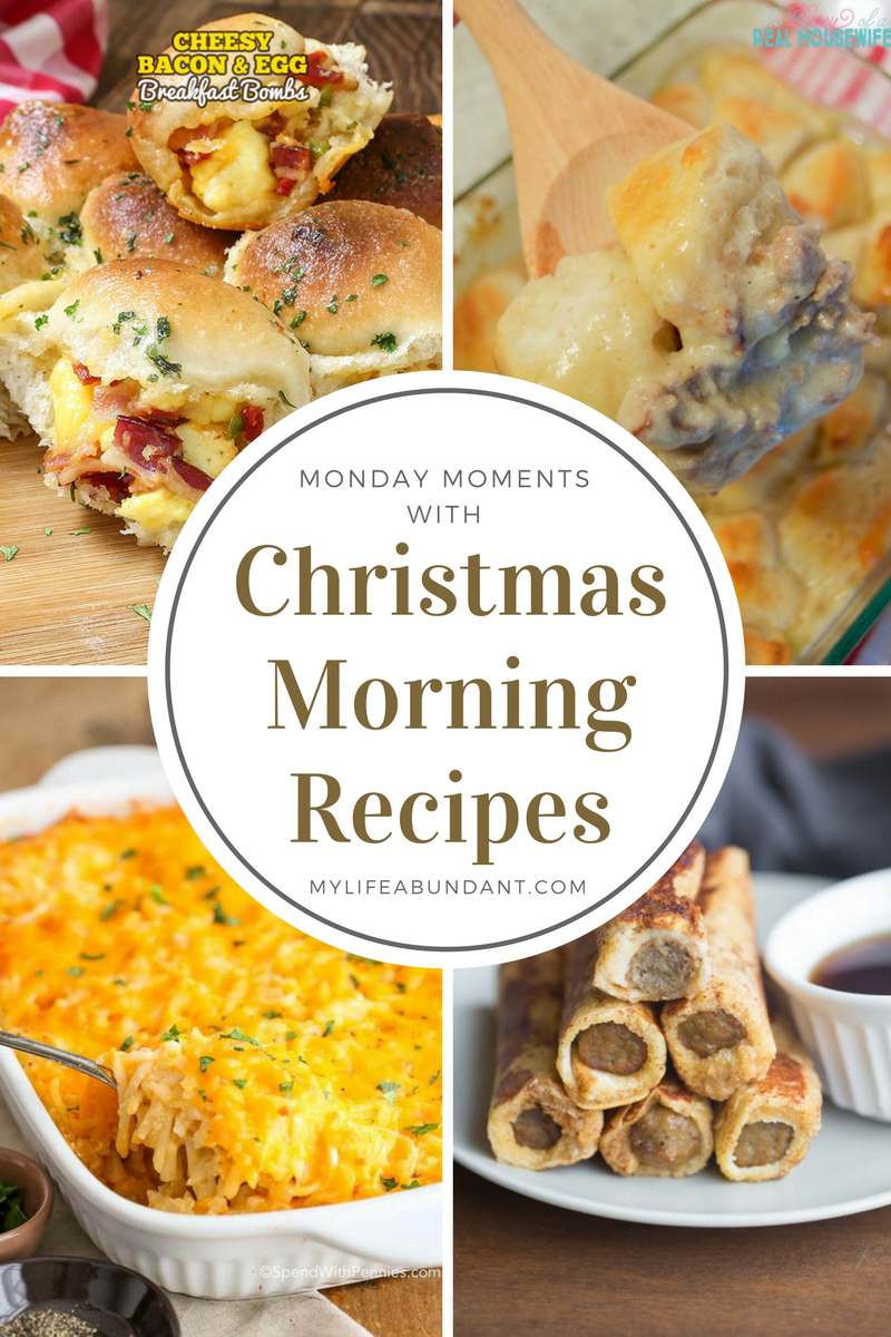 Need some recipes to serve on Christmas morning? Check out these 4 I found that will please everyone in your home.