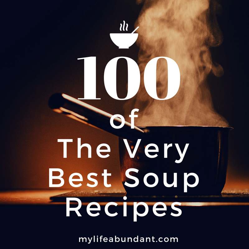 100 of the best soup recipes for all year long. Chili, hearty, vegan, healthy, slow cooker, pasta and served hot or cold.