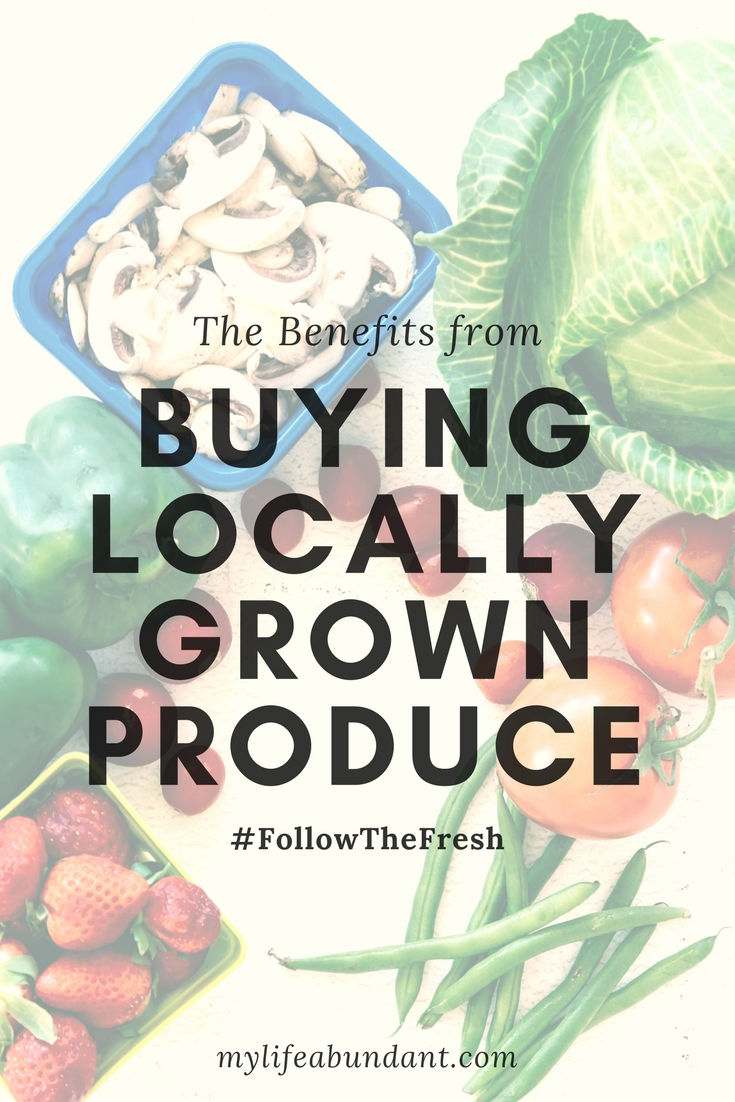 #FollowTheFresh emblem on fresh from Florida produce at your local store grown by our local farmers. Only the freshest for my table. #ad