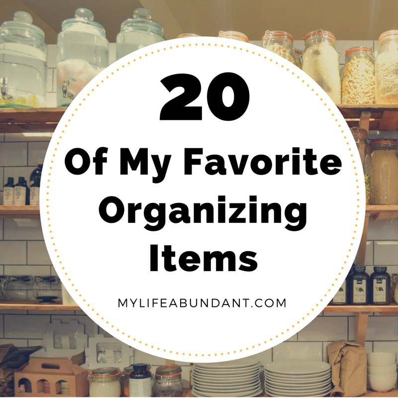 Are you having a hard time trying to get things organized in your home or office? Here are some of my favorite picks to help with organizing.