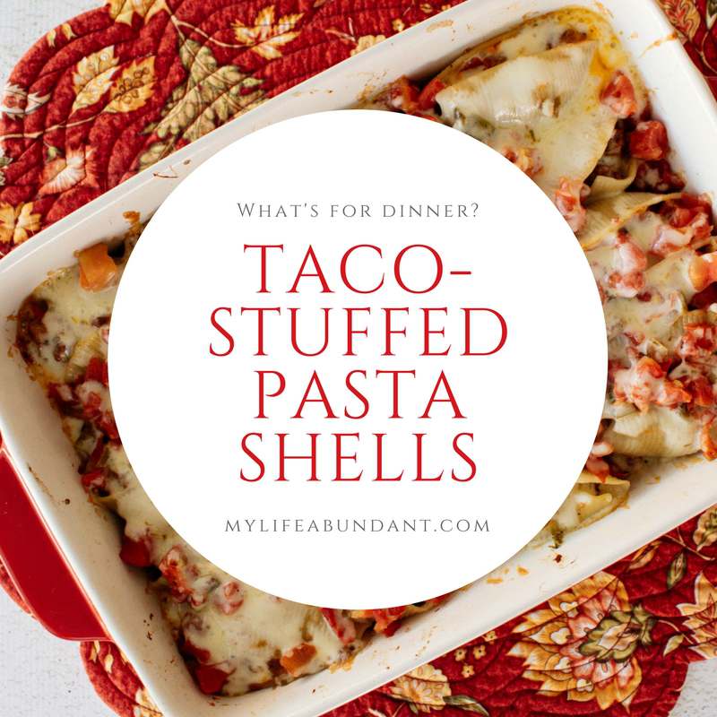 Looking for an easy South of the Border flavor in your next casserole? How about Taco Stuffed Pasta Shells? The whole family will enjoy this dish.