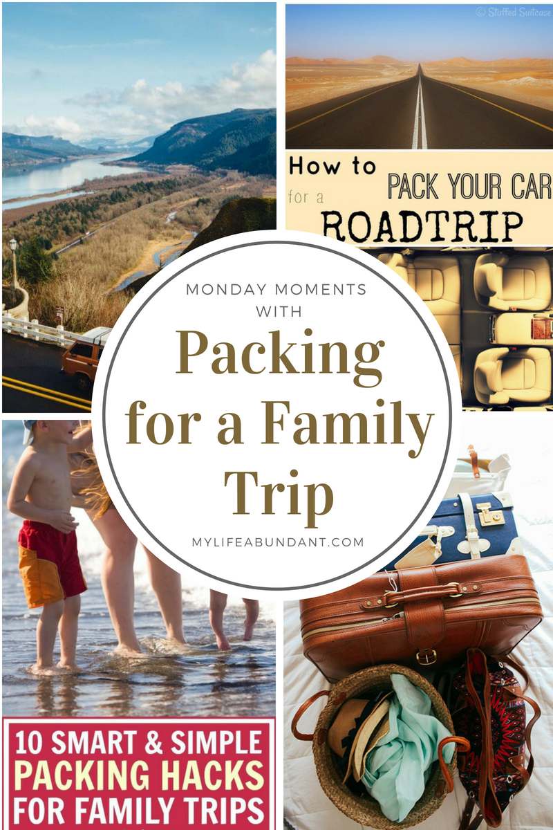 Packing for a vacation can be stressful and time-consuming. Check out these clever and easy ways to pack not only your suitcases for family members but your car for your next vacation.