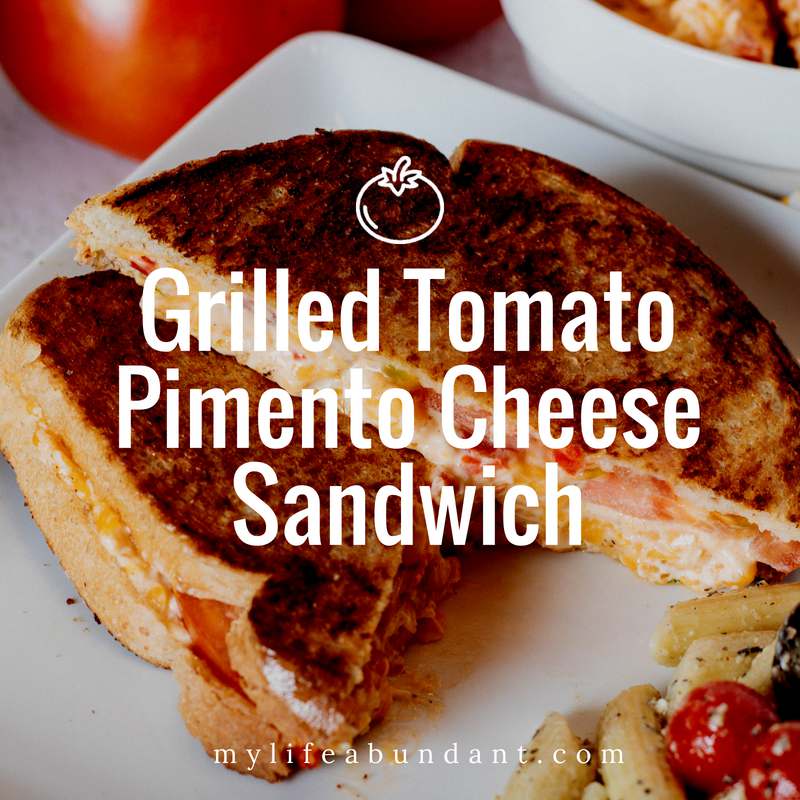 Tomatoes are in season and pimento cheese is a summer favorite. So why not combine the two for a new twist on a classic sandwich.