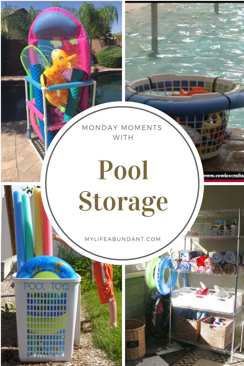 Pool toy organization sales ideas